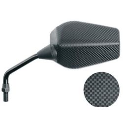 Rétroviseur moto universel BIHR Carbone F1 rectangle M10x125