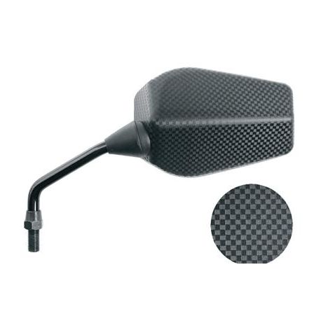 Rétroviseur gauche BIHR Carbone F1 rectangle M10x125