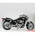 Ligne complÃ¨te d'Echappement homologuÃ© dÃ©catalysÃ© FALCON SUZUKI VL800 INTRUDER + VOLUSIA