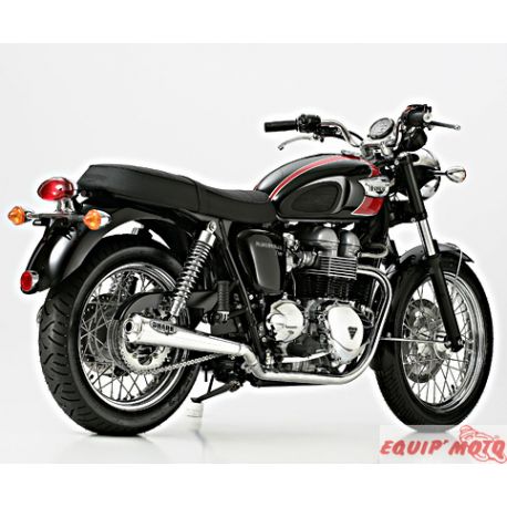 Echappement SHARK RETRO TRIUMPH BONNEVILLE T100 jusqu'en 2015