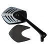 Retroviseur moto alu TOMAHAWK NOIR-CARBONE 1