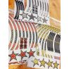 Kit déco jantes moto ROCKSTAR jaune 0