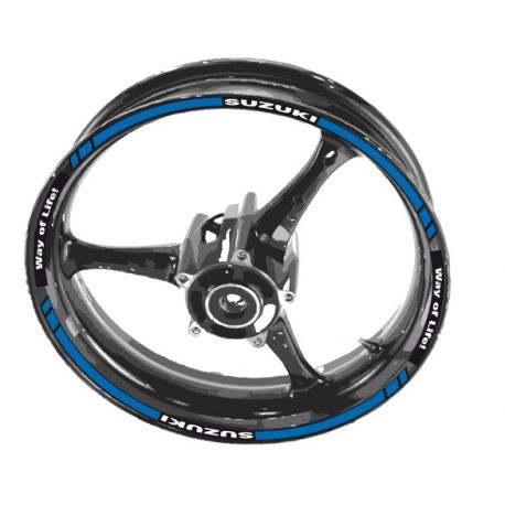 Kit déco jantes moto SUZUKI
