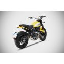 Echappement Zard bas zuma homologuÃ© DUCATI SCRAMBLER