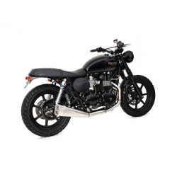 Ligne d'Echappement Zard version short TRIUMPH BONNEVILLE SCRAMBLER THRUXTON 2005-2007 à carbu