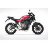 Ligne d'Echappement Zard homologué YAMAHA MT-07 2014-2017 0