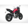 Ligne d'Echappement Zard homologué YAMAHA MT-07 2014-2017 1