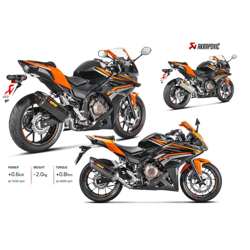 Echappement Moto Akrapovic Honda Cb500f Cbr500r Equip Moto Gand Choix Akrapovic