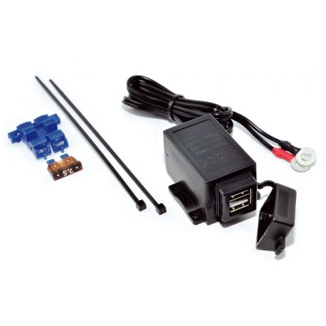 Double prise USB Moto