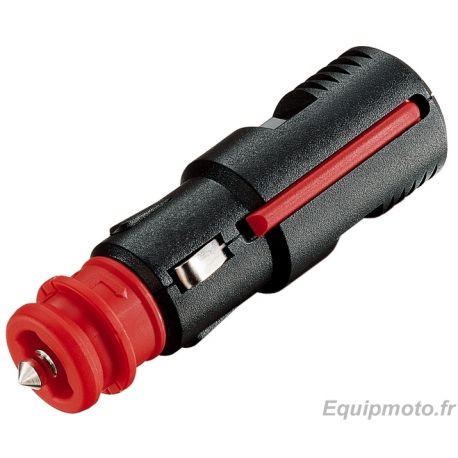 Fiche Mâle de courant droite et sans fusible