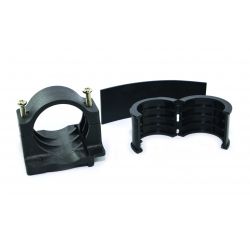 Fixation guidon universelle noir pour prise Baas