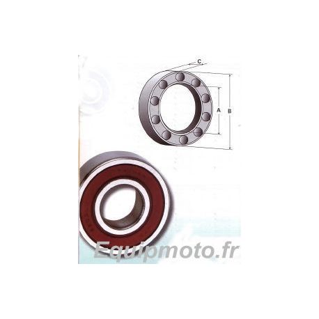 ROULEMENT DE ROUE MOTO 6008-2RS 40X68X15