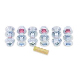 Kit vis + écrous de couronne moto X6
