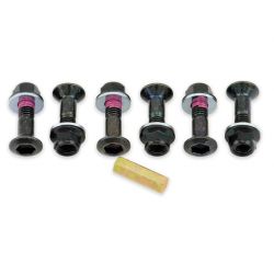 Kit vis + écrous de couronne moto pro bolt X6