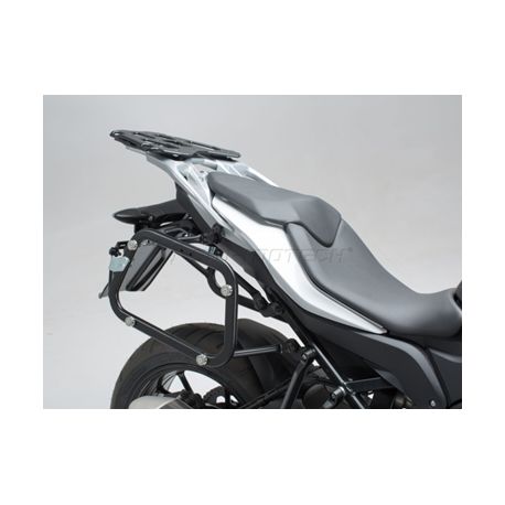 Kit valises + fixation SW Motech BMW S1000XR 2015- KIT VALISES TRAX EVO ALU NOIR 37L