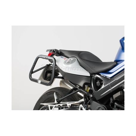 Kit valises + fixation SW Motech BMW F800GT 2012- KIT VALISES TRAX ADV ALU 37L GAUCHE ET 45L DROIT