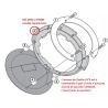 Fixation rapide pour sacoches GIVI ou IXS TANKLOCK moto DUCATI MONSTER 1