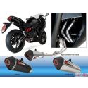 Ligne complète échappement scorpion red power KAWASAKI ER6N ER6F 2012-2016