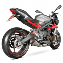 Echappement scorpion red power 675 STREET TRIPLE 2013-2017