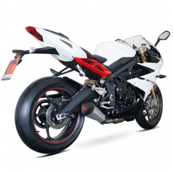 Echappement SCORPION RED POWER TRIUMPH 675 DAYTONA 2013-2017