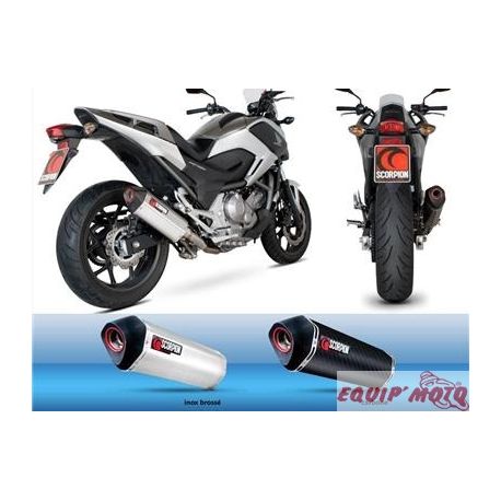 Echappement scorpion red power HONDA NC700S NC700X 2012-2013