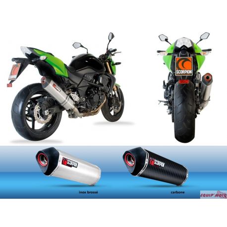Echappement scorpion red power Z750 Z750R 2007-2013