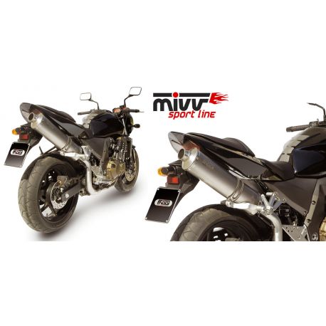 Echappement MIVV OVAL KAWASAKI Z750 2004-2006