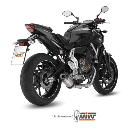 ligne complète Echappement MIVV OVAL YAMAHA MT 07 