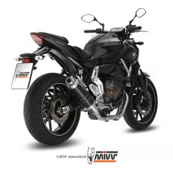 Ligne d'Echappement MIVV GP position haute YAMAHA MT-07 2014-2024