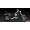 Echappement VANCE & HINES STAGGERED court HARLEY DAVIDSON DYNA GLIDE MODELS 1991-2005 0
