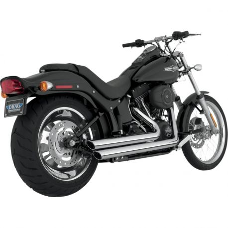 Echappement VANCE & HINES BIG SHOTS long HARLEY DAVIDSON FXS - FXST - FLST 1986-2011
