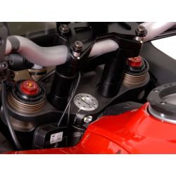Kit réhausse de guidon moto SW MOTECH 22mm hauteur 300mm noir