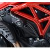 Tampons de protection R&G Racing DUCATI 821 1200 MONSTER 2014-2016 1