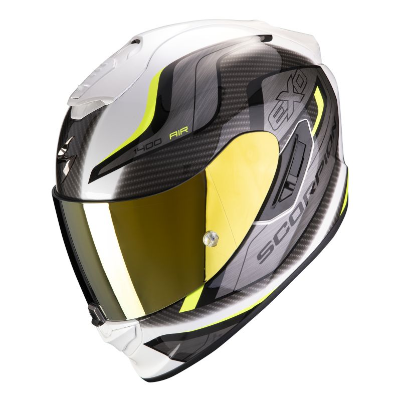 S-SCORPION EXO noir réfléchissant homologué casque moto