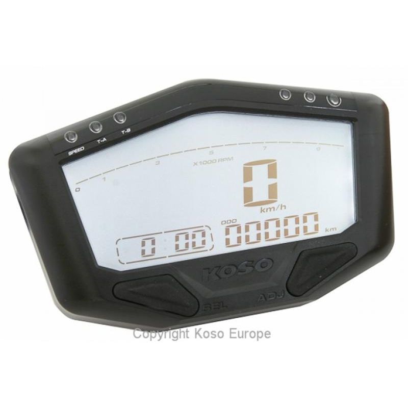 Compteur de vitesse digital KOSO XR-S 01 homologué pour moto et quad