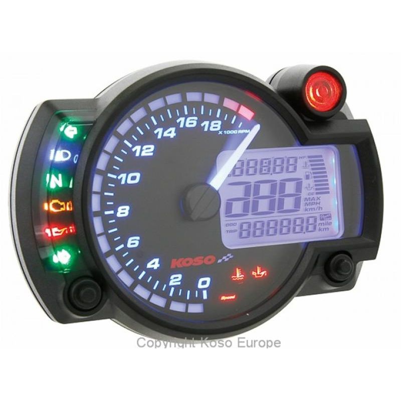 Compteur moto multifonctions moto Koso Rx2n+ Gp Style compteur de