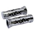 Poignees moto custom tribal 22mm