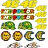 Planche autocollants VALENTINO ROSSI 0