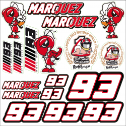 Planche autocollants MARQUEZ