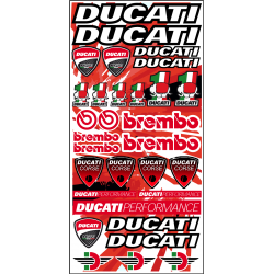 Planche autocollants DUCATI