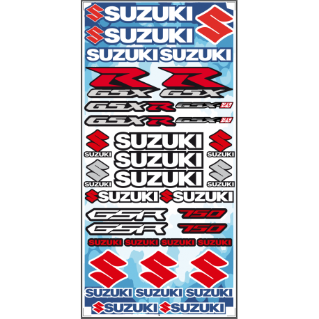 Planche autocollants SUZUKI Planche autocollants SUZUKI