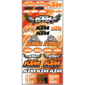 Planche autocollants KTM