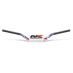 Guidon Cross NEKEN aluminium T6 USA 85 Cm3 a longueur 754 mm f1 hauteur 102 mm h renvoi 70 mm