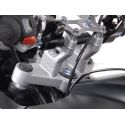 Kit réhausse de guidon moto SW MOTECH argent BMW R1200GS H 30mm