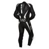 Combinaison moto sport cuir IXS RS-1000 noir / blanc 0