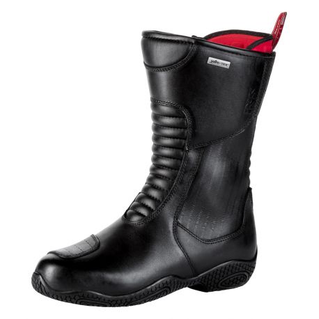 Bottes Moto Cuir Homme/Femme - Renfort Talon & Cheville - Semelle Antidérapante - Taille 36 à 47 - Pour Route & Tout Terrain