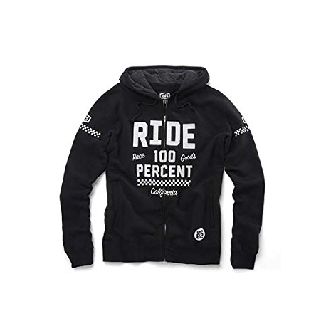 Sweat 100% FLAT TRACK idée cadeaux motard le sweat motard de la marque 100%