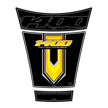 Protège réservoir Jaune SUZUKI GSX1400 Protège réservoir Jaune SUZUKI GSX1400