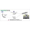 Raccord d'Echappement homologué Arrow Benelli TRK 502 1