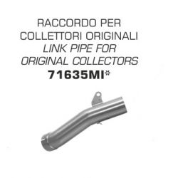 Raccord bas arrow pour collecteur d'origine BMW R Nine T 2014-2019
